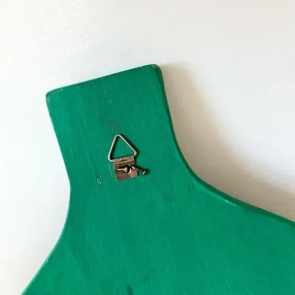 Vintage Folk Art Hand Painted Wall Hanging - Picture 3 of 3